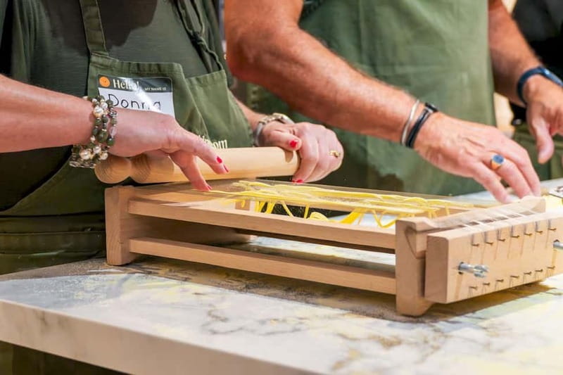 Rome: Hands-On Pasta & Tiramisu Class with Unlimited Wine - Stuffing ravioli and getting the texture right