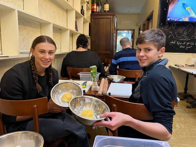 Rome: Pasta Cooking Class with Market Visit and Wine - Sauces, wine, and the meal you helped create