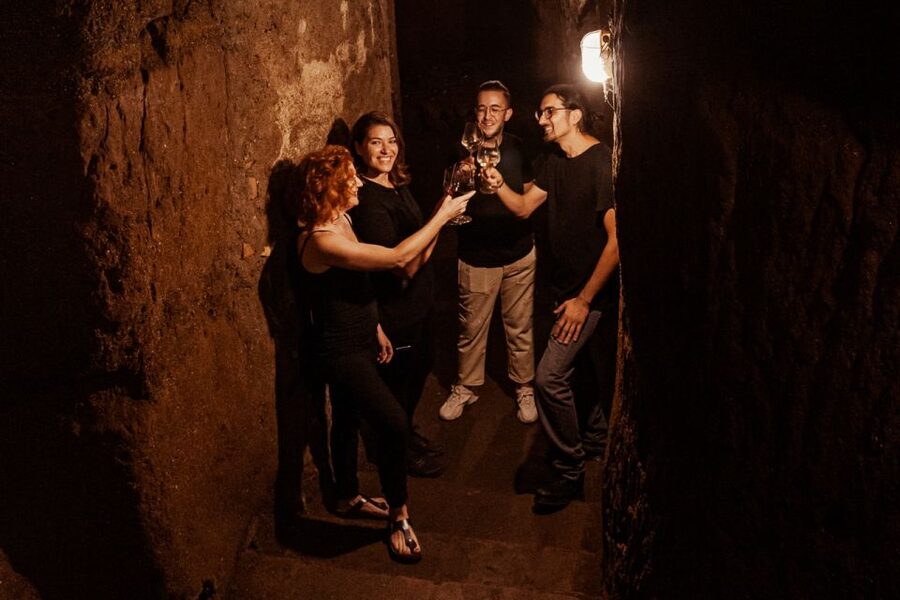 Rome: Pasta Making with Wine Tasting and Dinner in Frascati - Inside the old wine cellar