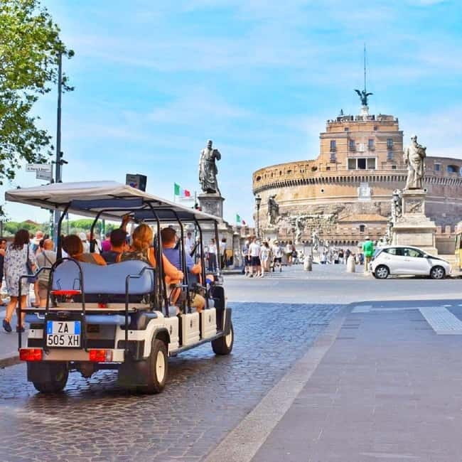 Rome: Private Guided Golf Cart Tour with Gelato or Wine - Why a golf cart works well in Rome