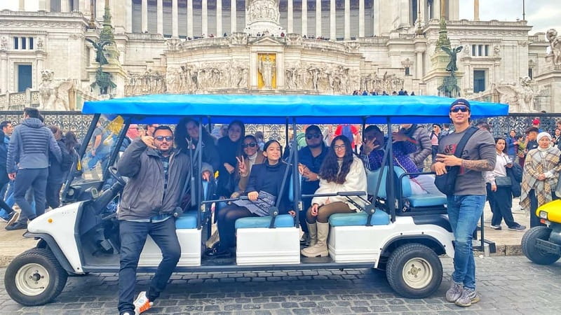 Rome: Private Guided Golf Cart Tour with Gelato or Wine - The Aventine Hill and the Orange Garden