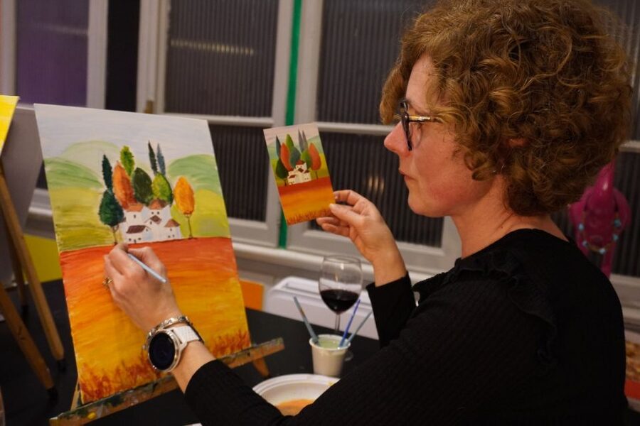 Rome: Wine and Paint Experience in Piazza Navona - What you are likely to paint