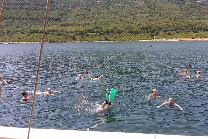 Sailing day trip on Tall Ship Andrea Jensen with Lunch and Wine - The return under red sails