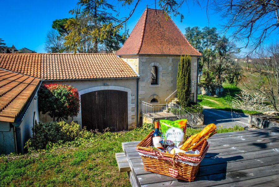 Saint-Emilion: Grand Cru Classé Guided Winery Visit & Picnic - The panoramic view is part of the experience