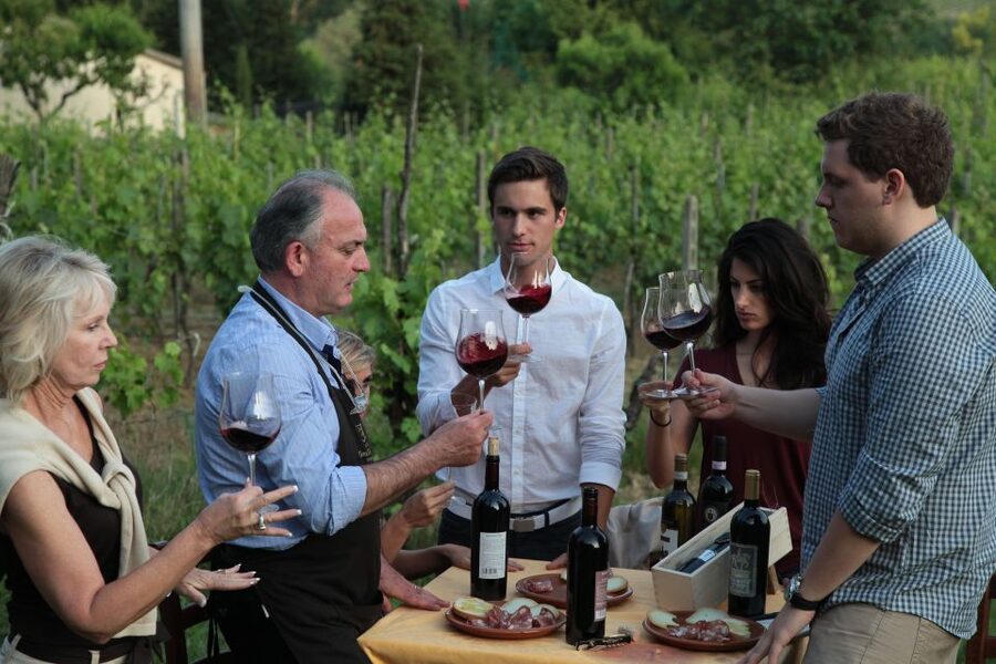 San Gimignano: Vineyard Walk with Wine Tasting in winery - Inside the barrel room and cellar