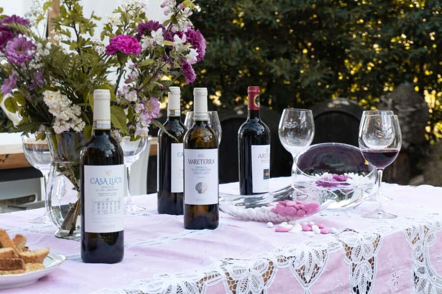 San Gimignano: Wine and Food Tasting in a Family Winery - Walking through the garden, orchard, and vines