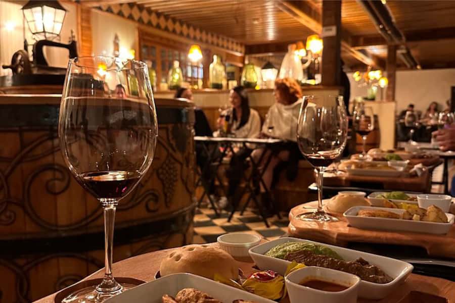 Santiago: Alyan Winery Sunset with Wine Tastings and Dinner - Sunset is the visual highlight