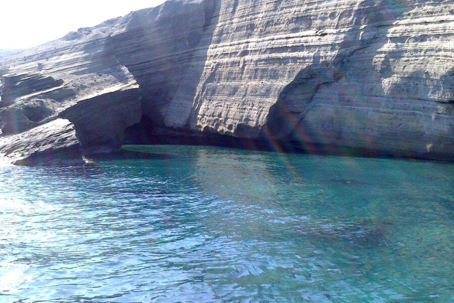 Santorini: Catamaran Cruise, Winery, & Oia Sunset Combo Tour - A barbecue lunch with Santorinian wine