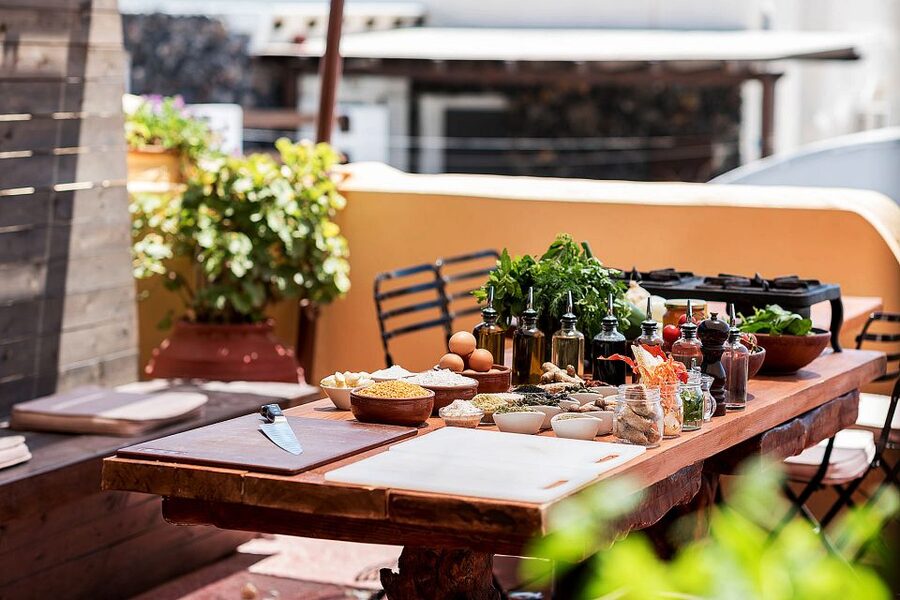 Santorini Cooking Class with Wine Tasting & Lunch - A wine introduction at Art Space Winery