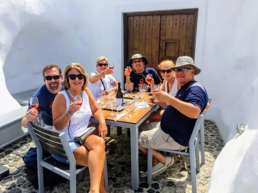 Santorini: Guided Tour to 3 Wineries with Wine Tastings - Art Space Winery, where wine meets family history