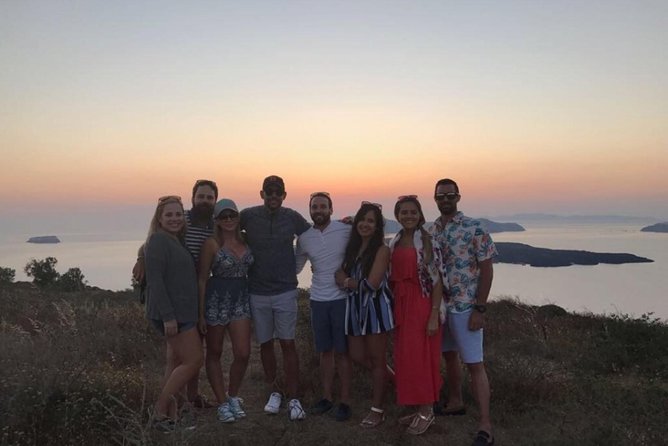 Santorini Sunset Wine Tour with Santo Winery Views - The guides are a major part of the evening