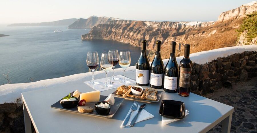 Santorini: Three Wineries and One Brewery Tour with Tastings - The four stops that make this tour different