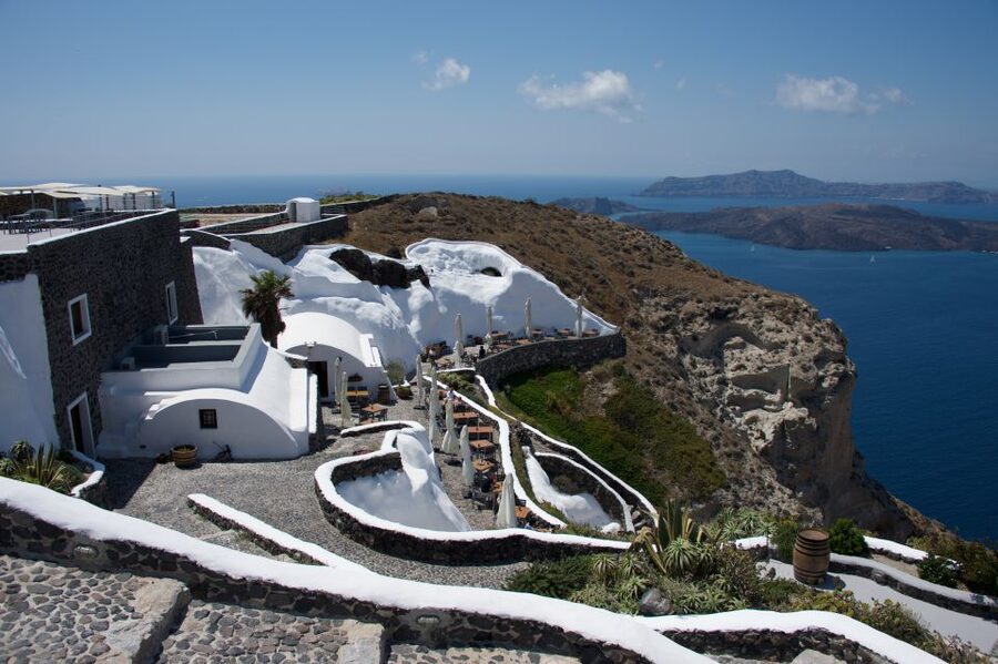 Santorini: Three Wineries and One Brewery Tour with Tastings - Estate Argyros, traditional farming with a modern face