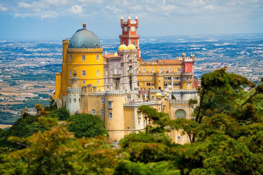 Sintra: Full-Day Tour from Lisbon with Wine Tasting - Pena Palace, Sintra’s Colorful Crown