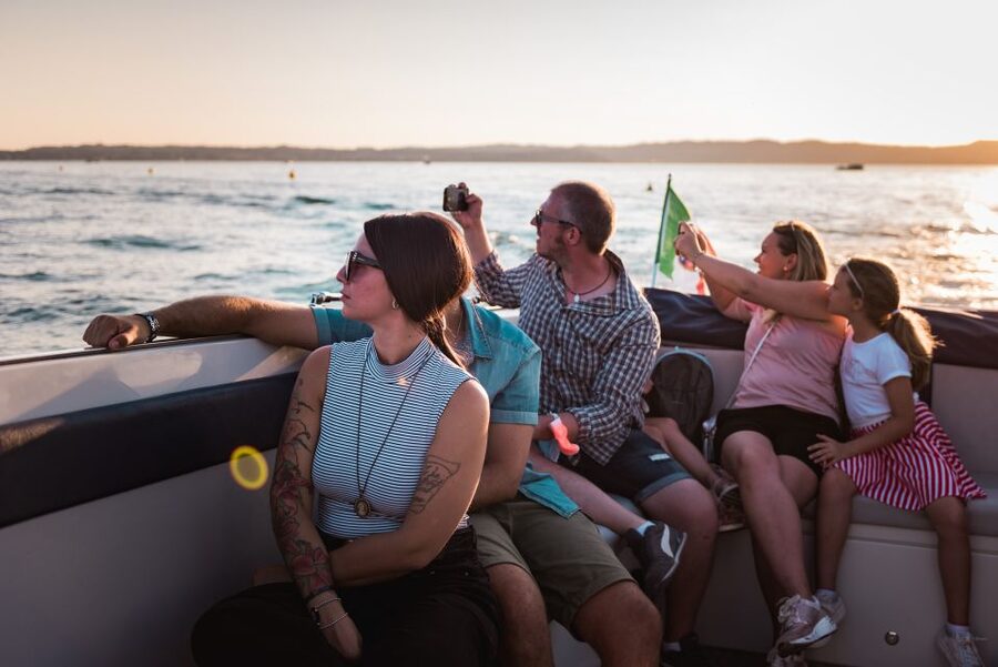 Sirmione: Sunset Boat Cruise with Local Wine - Group cruise or private boat?