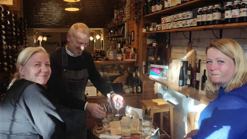 Sofia: Guided Tasting of Local Wines and Cheeses - Arriving at Coupage Wine and Cheese Shop