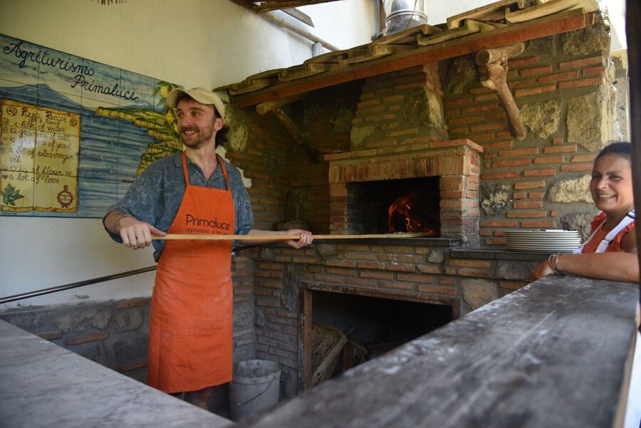 Sorrento: Pizza Lesson, Wine, and Limoncello at a Local Farm - A lively group rather than a polished food show