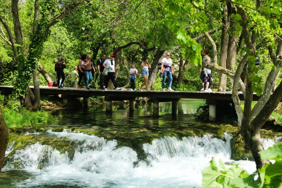 Split: Krka Waterfalls With Boat Cruise, Wine and Olive Oil - Old mills, stone houses, and Europe’s first hydroelectric station