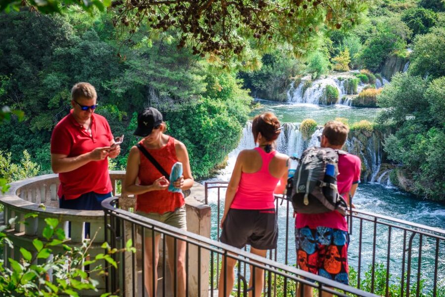 Split/Trogir: Krka National Park Day Trip with Wine Tasting - The road from Split or Trogir to Krka