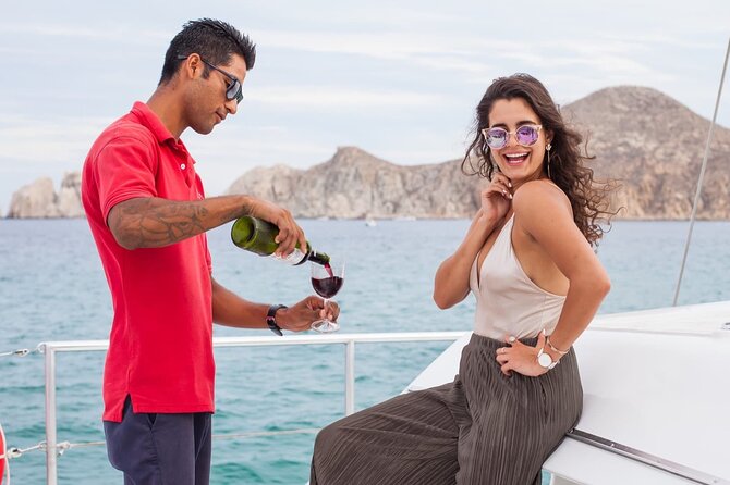 Sunset Cruise in Los Cabos with Jazz and Wine - Pelican Rock and Lover’s Beach