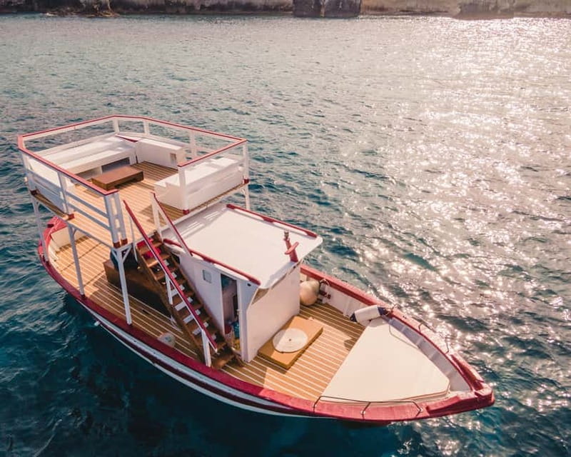 Syracuse: Boat Trip with Lunch, Wine, and Swimming Stops - Lunch on board, with Pasta alla Norma and Sicilian starters