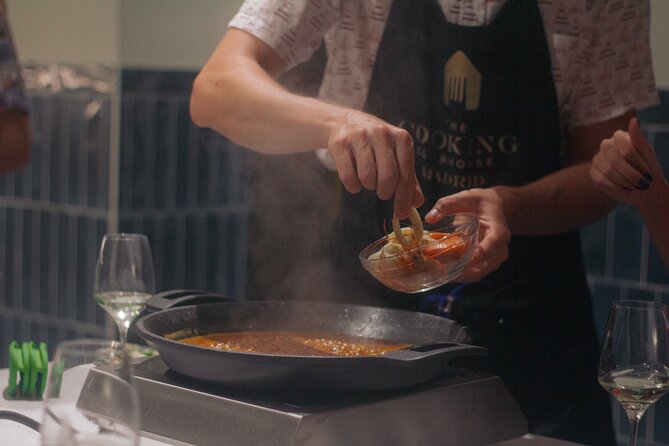 Taste of Spain: Tapas Cooking Class with Bottomless Wine Pairing - Cooking four tapas from different Spanish regions