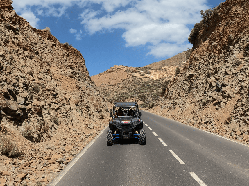 Tenerife: Volcano Teide Buggy Tour with Wine Tasting & Tapas - The vineyard stop with wine, potatoes, and goat cheese