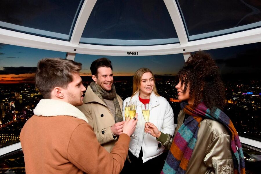 The London Eye Champagne Experience - Thirty minutes above Westminster