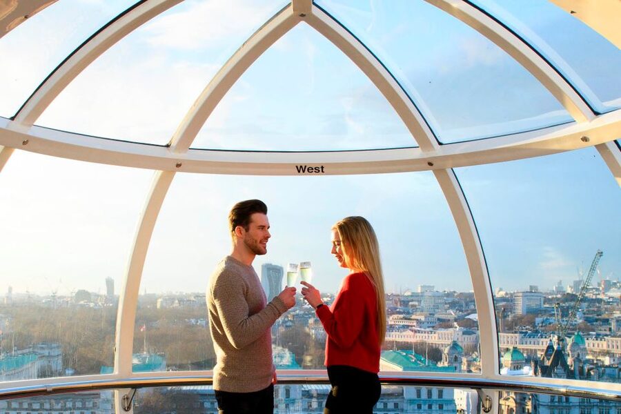 The London Eye Champagne Experience - The host can make or break the mood