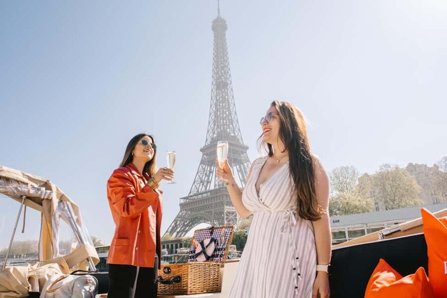 The Official Emily in Paris Champagne Seine Cruise - What you receive for $140