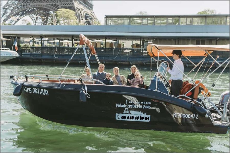 Top Private Cruises in Paris with Champagne + more surprises - Eiffel Tower views from the Seine
