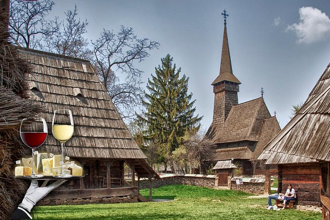 Traditions in Bucharest: Village Museum and Wine Tasting Tour - Handmade Romanian culture at the craft shop