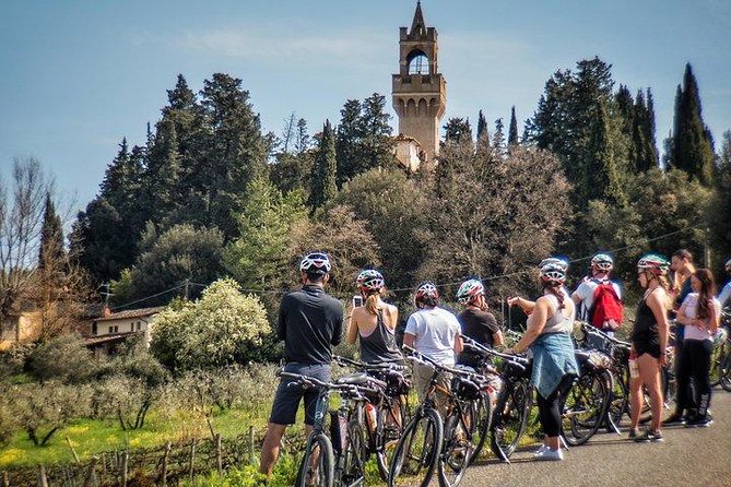 Tuscany Bike Tours Through the Chianti Hills with Wine Tasting - Getting fitted with a bike and helmet