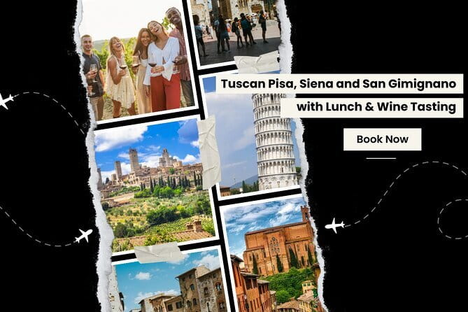 Tuscany Experience: Pisa, Siena, San Gimignano & Wine Tasting - Walking, heat, and the large-group factor