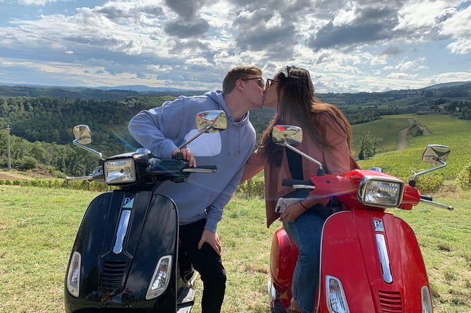 Tuscany Vespa Tour from Florence with Wine Tasting - Riding through the Tuscan countryside