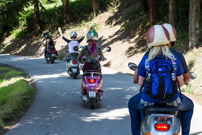 Tuscany Vespa Tour: Lunch & Wine Tasting, Countryside Roads - The winery and its old cellar