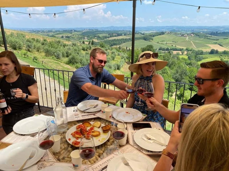 Tuscany Wine Tour : 2 Wineries & San Gimignano from Florence - From Porta Romana to the Chianti hills
