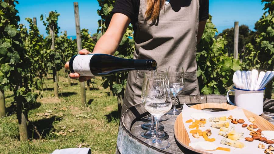 Waiheke Island Gourmet Food and Wine Tour with Lunch - Casita Miro brings the main meal