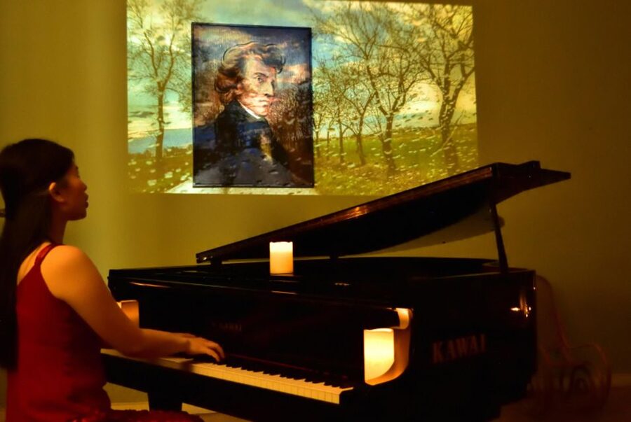 Warsaw Concert: Chopin – Painted by Candlelights with Wine - Candlelight, portraits, and Tomasz Sikora’s photographs