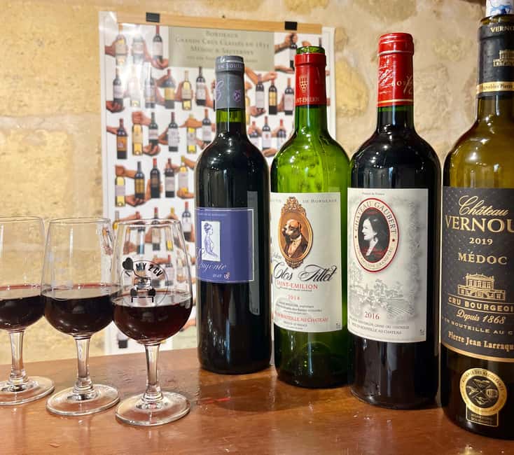 Workshop Bordeaux wine tasting: 4 reds & charcuterie pairing - Key points before you book